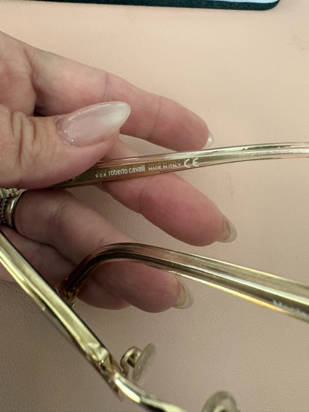 Roberto Cavalli Gold Mirrored Cat-Eye Sunglasses - Picture 4 of 5